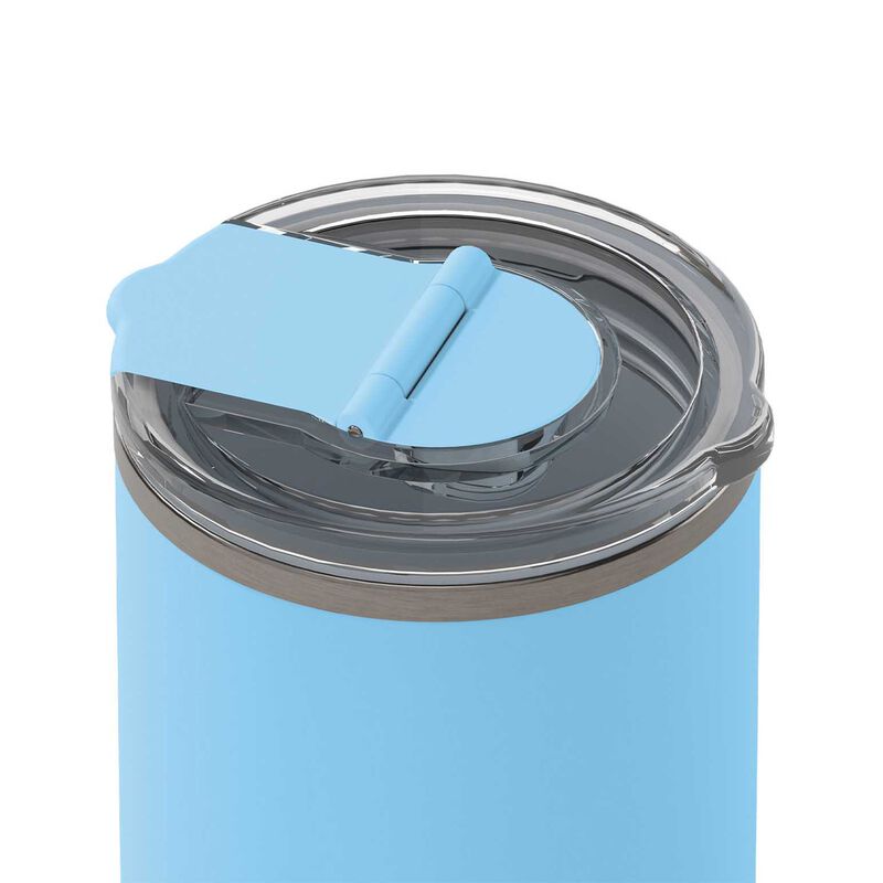 frank green 12oz S/Steel Cup With Screw Hinged Lid Sky Blue image number 1